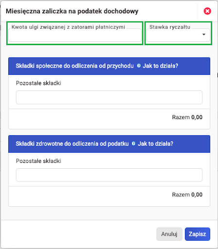 Ulga na złe długi w podatku dochodowym a ryczałt