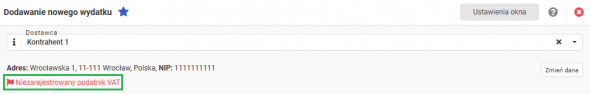 Sprawdzanie statusu kontrahenta w VAT - podatnik wyrejestrowany z VAT