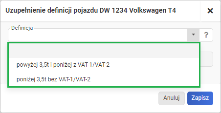 Zakup samochodu ciężarowego - definicja pojazdu