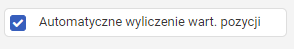 Faktura końcowa - automatyczne wyliczenie wart. pozycji