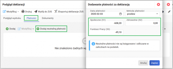 Neutralna płatność - jak ją rozliczyć?