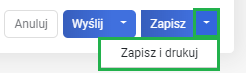 Kwestionariusz osobowy - opcja zapisu oraz wydruku kwestionariusza