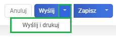 Kwestionariusz osobowy - opcja przesłania kwestionariusza do pracodawcy wraz z wydrukiem kwestionariusza