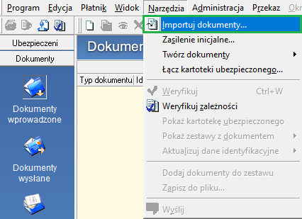 Import deklaracji w Płatniku