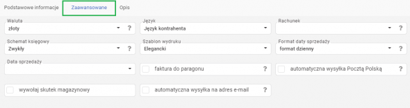 Faktura automatyczna