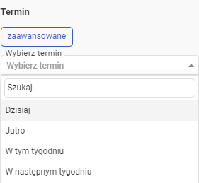 Zadania w systemie wfirma.pl