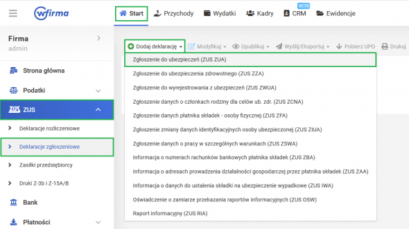 Koniec okresu preferencji - ZUS ZUA