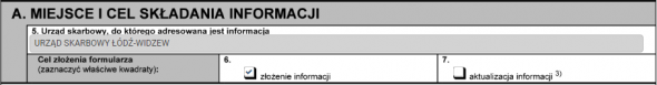 VAT-26 - cel złożenia