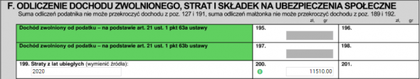 Strata z lat ubiegłych - jak ująć w zeznaniu rocznym?