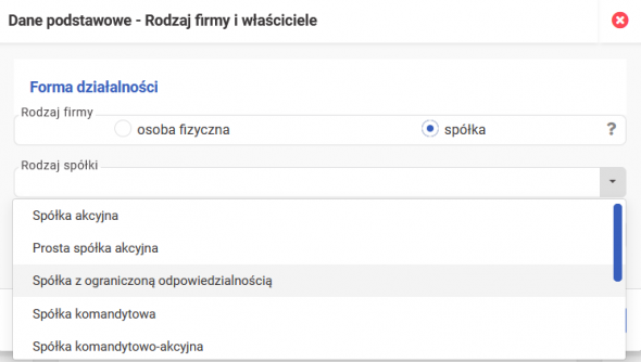 Składka zdrowotna - forma prawna działalności