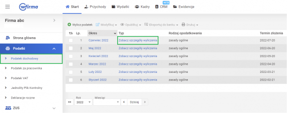 Kwota zmniejszająca podatek w wyliczeniu zaliczki