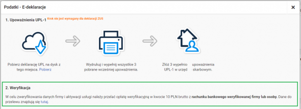 Wysyłka deklaracji ZUS - weryfikacja frmy