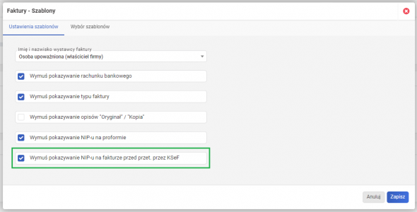 KSeF - dodanie NIP kontrahenta na fakturach nieprzetworzonych