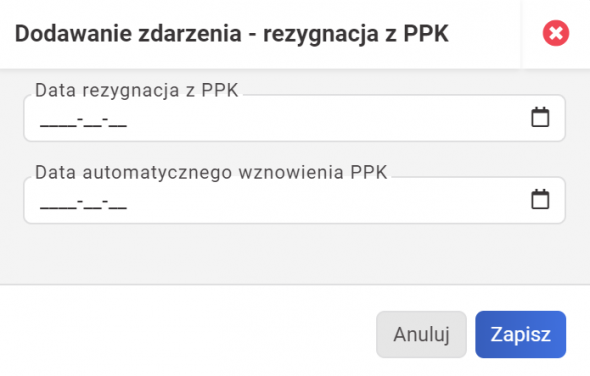 Rezygnacja z PPK