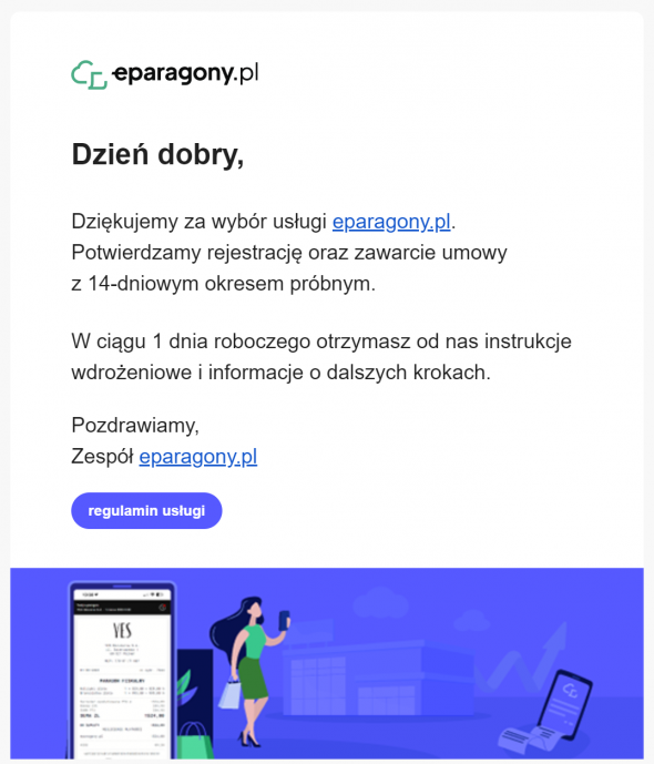 Integracja eparagony - aktywacja usługi